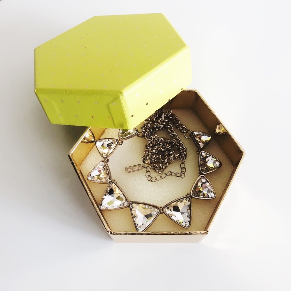 Crystal Trillion Strand Necklace